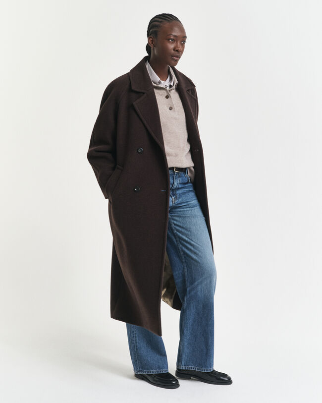 Gebreide Rugger van wol-kasjmiermix