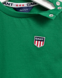 Baby Boy Retro Shield T-shirt met lange mouwen