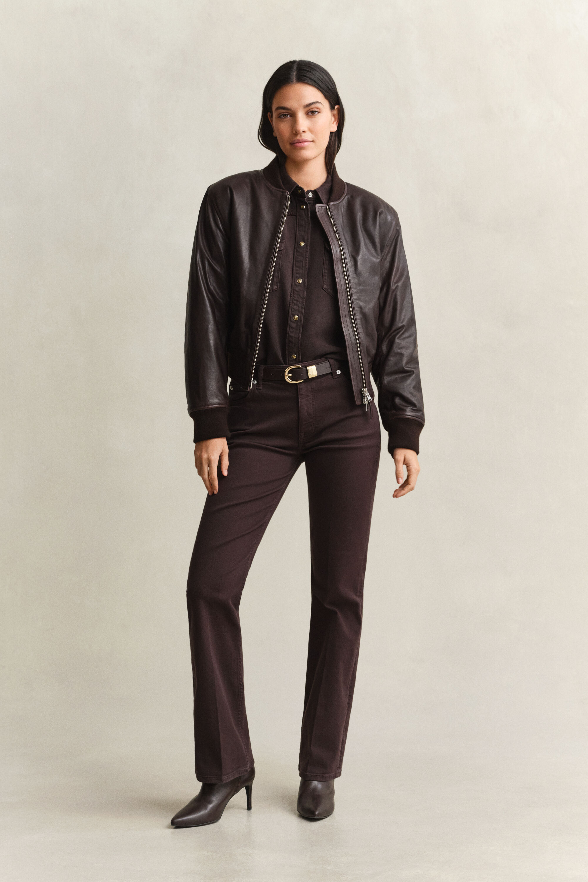 Chemise style ranger en sergé de denim
