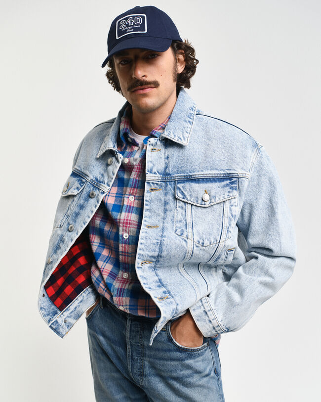 Veste trucker en denim