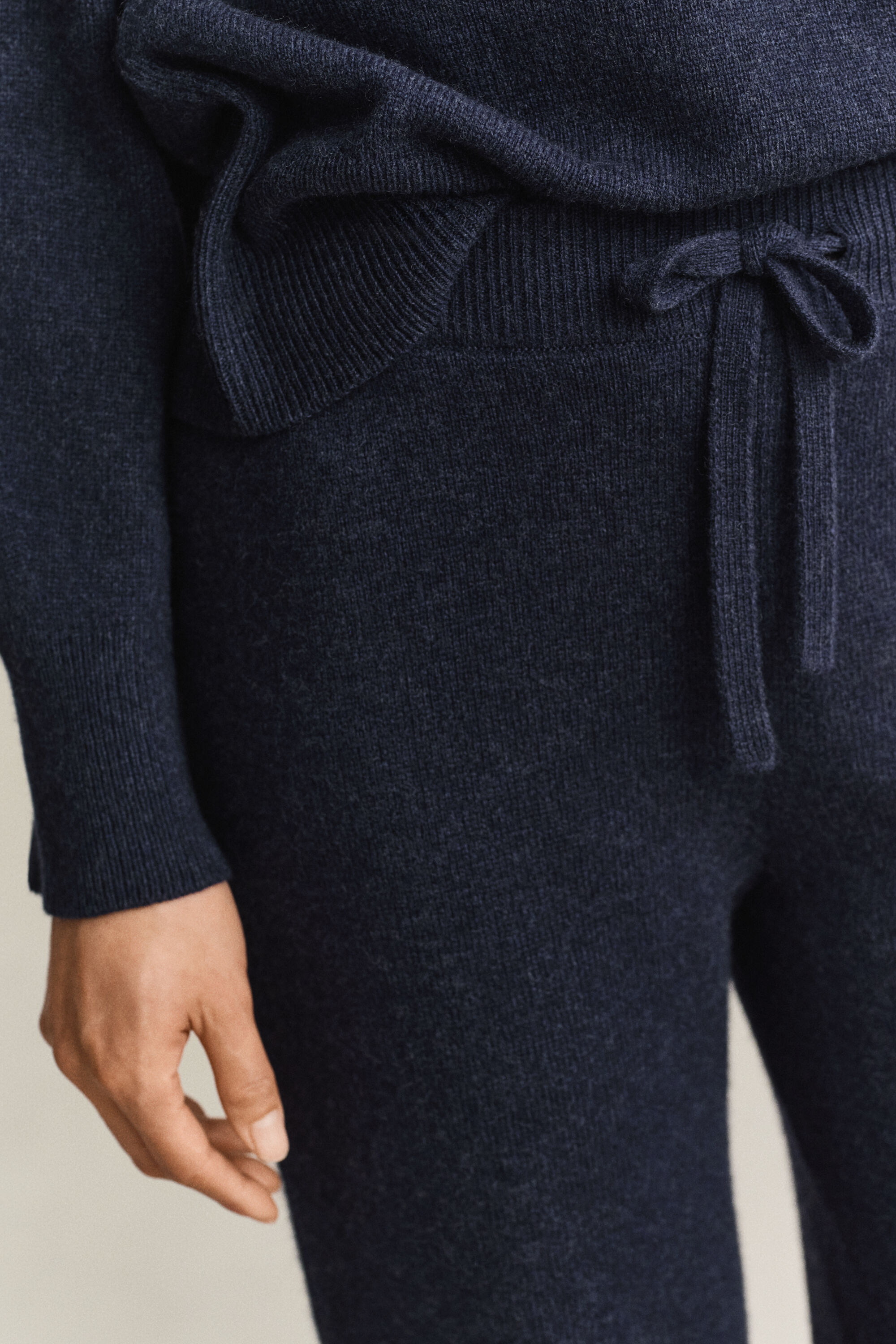 Pantalon en laine et cachemire