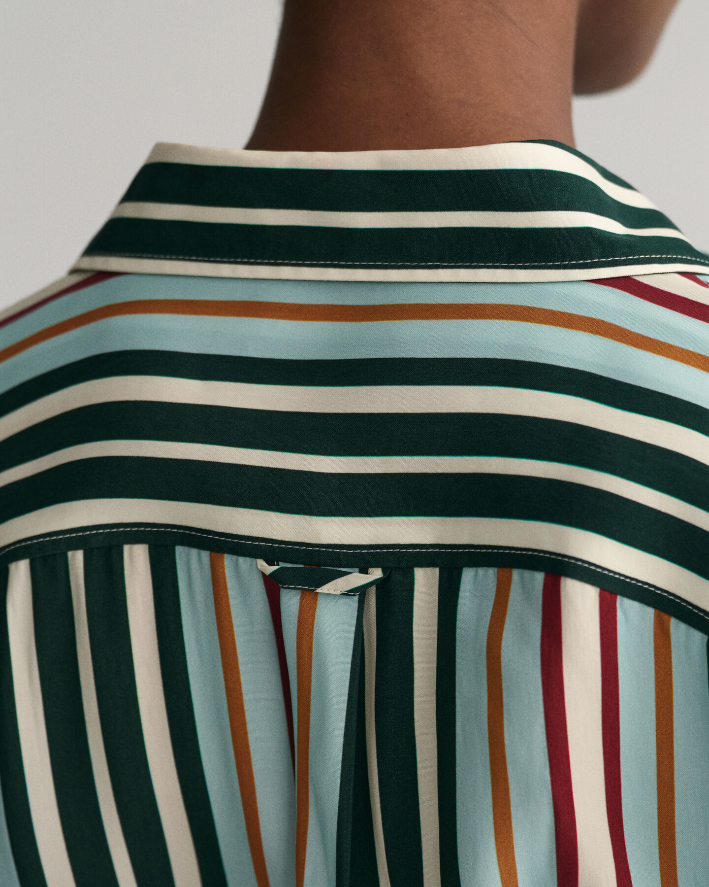 Relaxed Fit hemdjurk met veelkleurige strepen