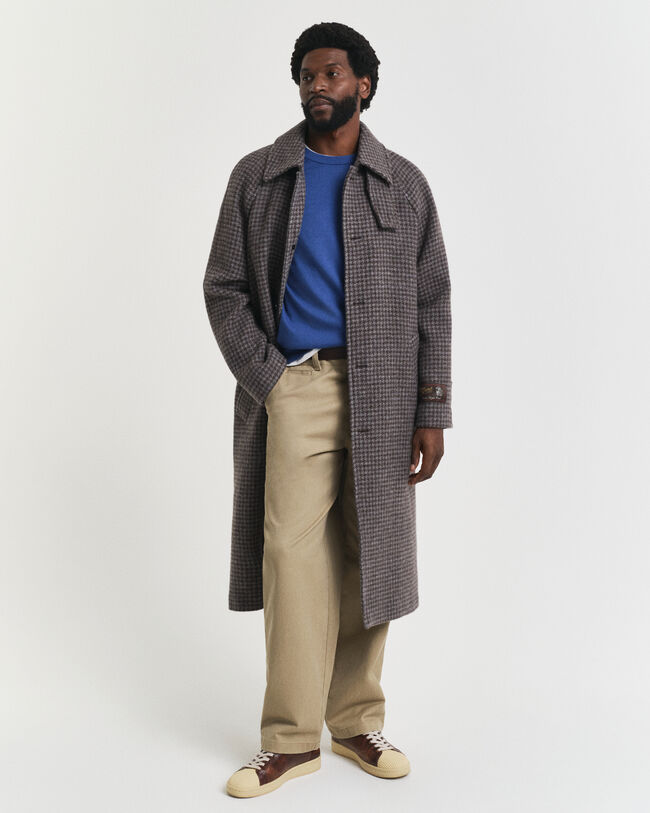 Pull col rond en coton classique