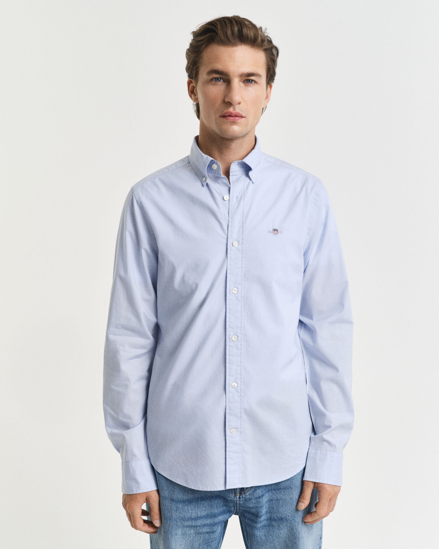 Slim Fit Classic hemd van poplin