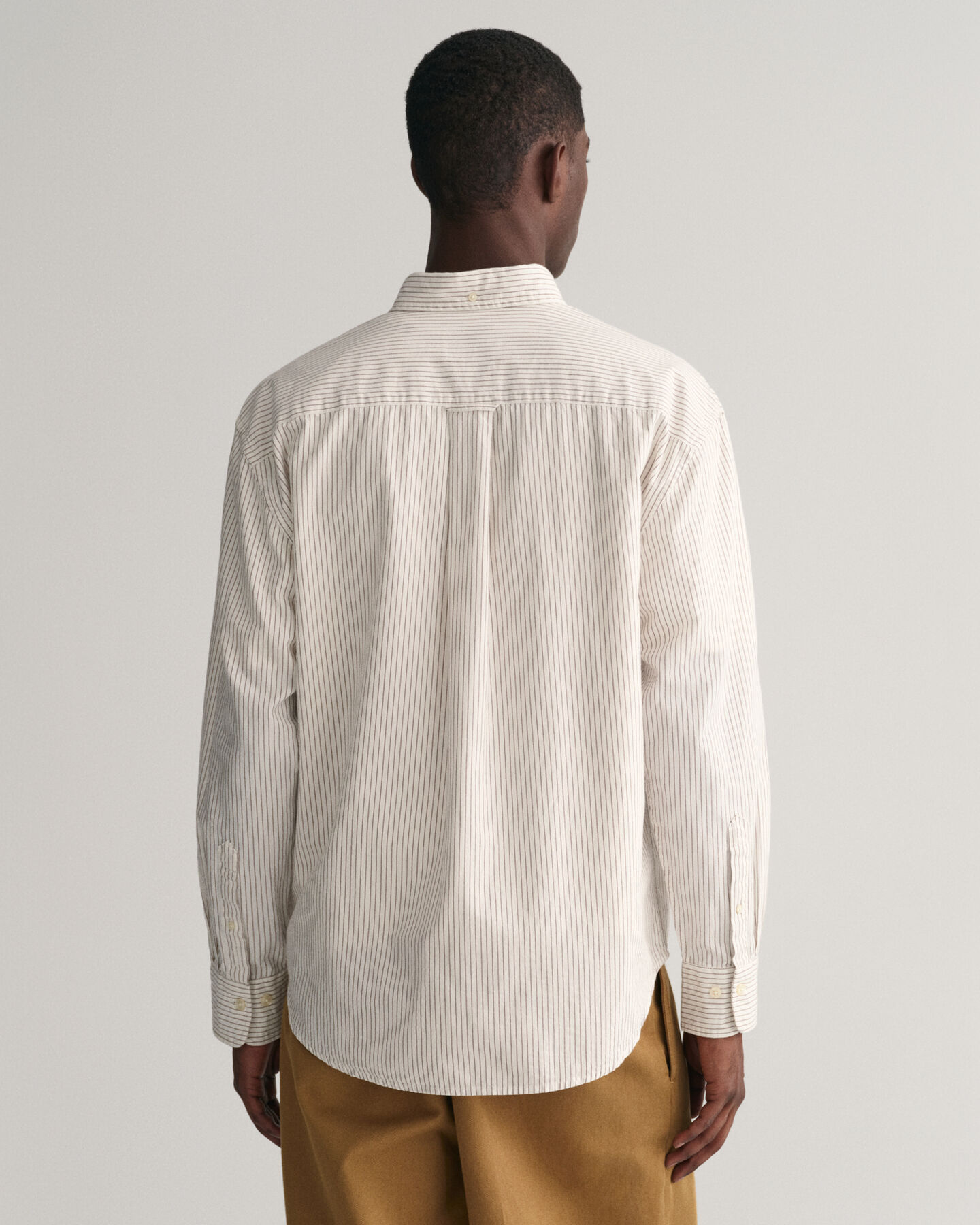 Chemise relaxed fit en coton Oxford &agrave; rayures Archive