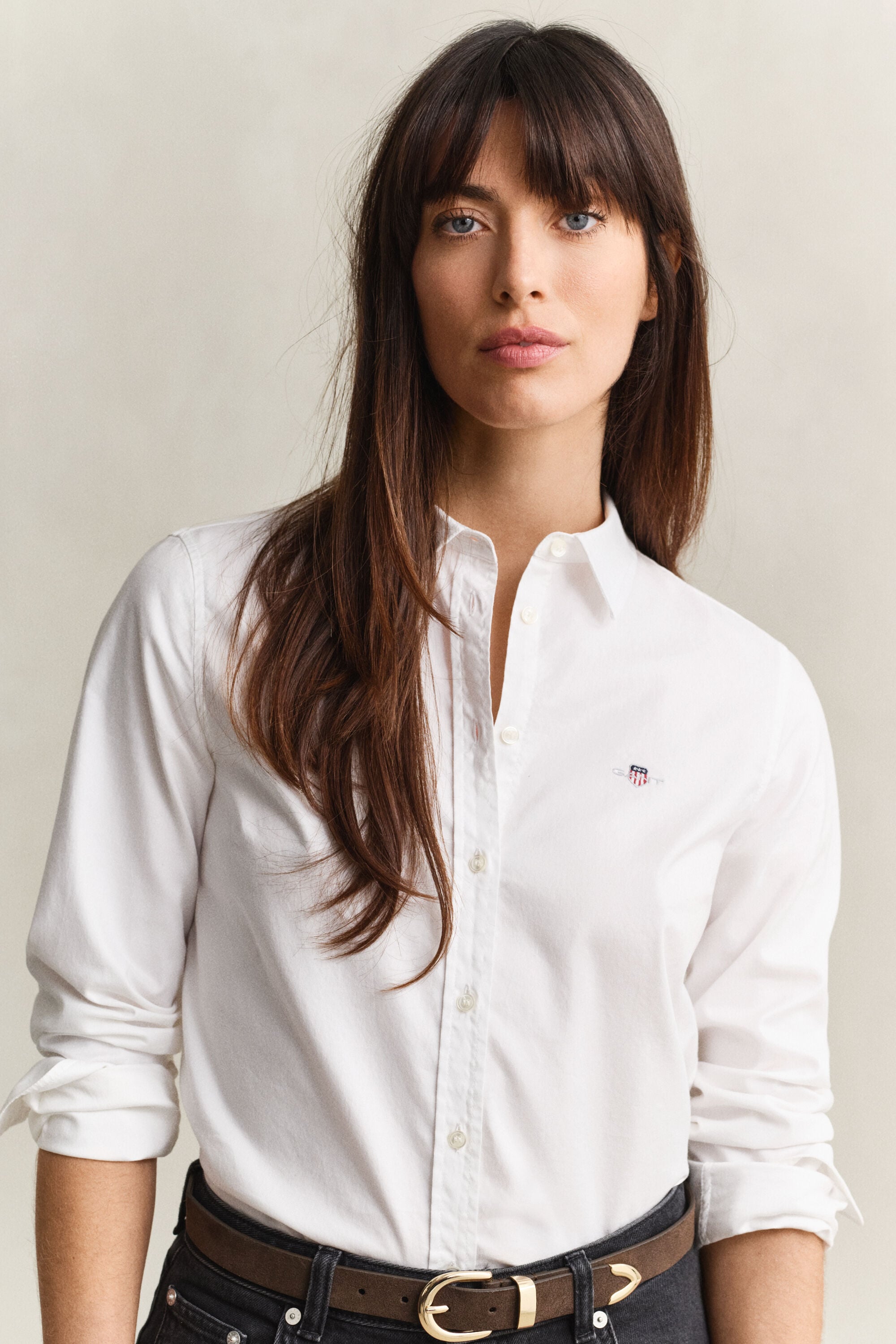 Classic Slim Oxford-hemd met stretch