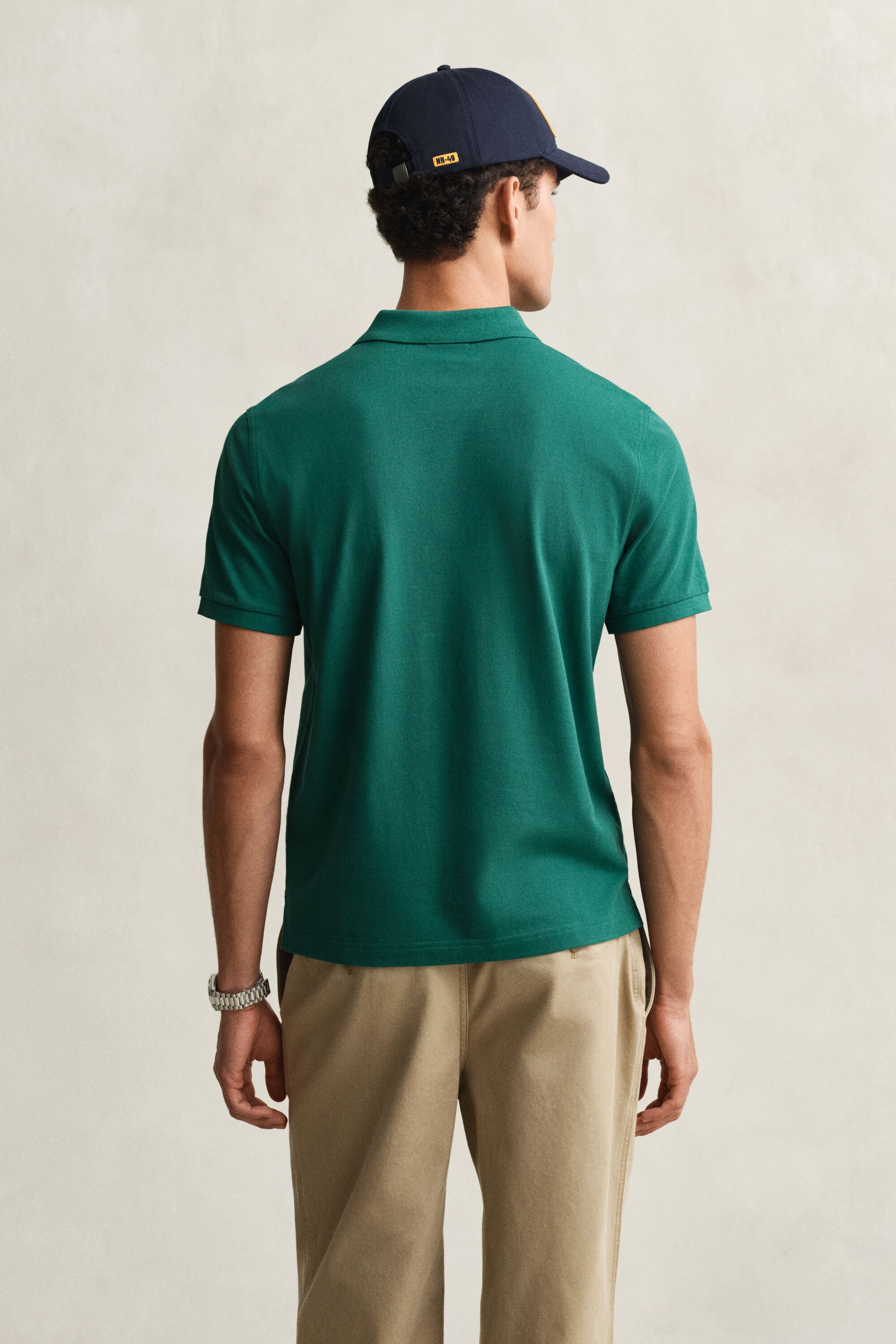 Regular Fit Shield piqué poloshirt