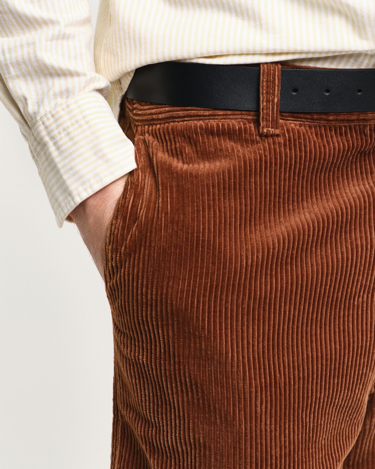 Relaxed Fit broek van corduroy met brede rib