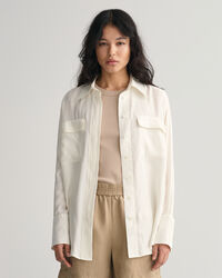 Relaxed Fit hemd met klepzakken