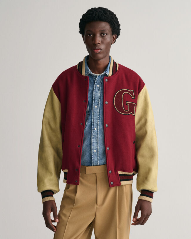 Gewatteerde Mix GANT Varsity Jacket