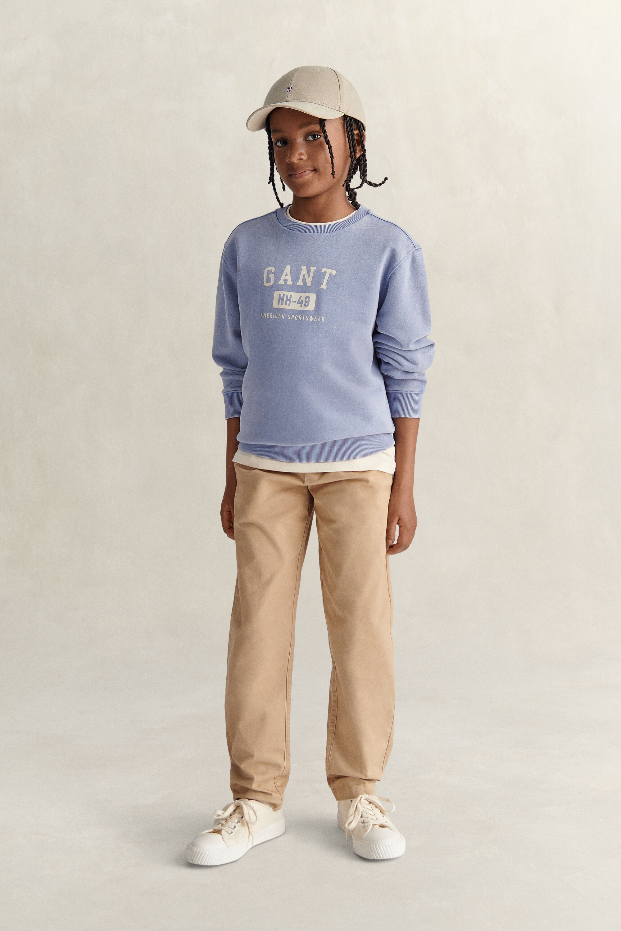 Pantalon chino avec cordon de serrage Ado Garçon