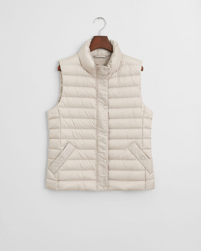 Lichte donsbodywarmer