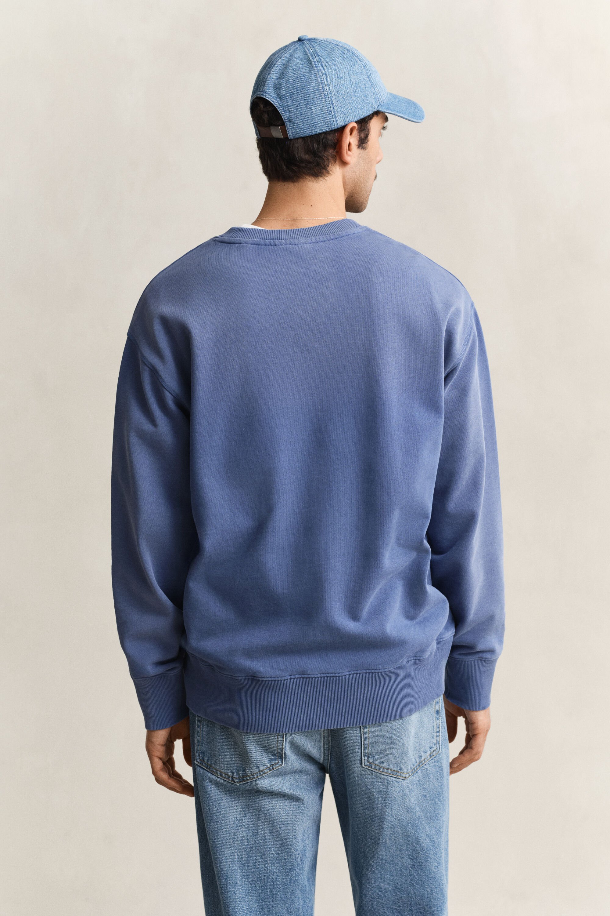 Sweatshirt met spray-afbeelding