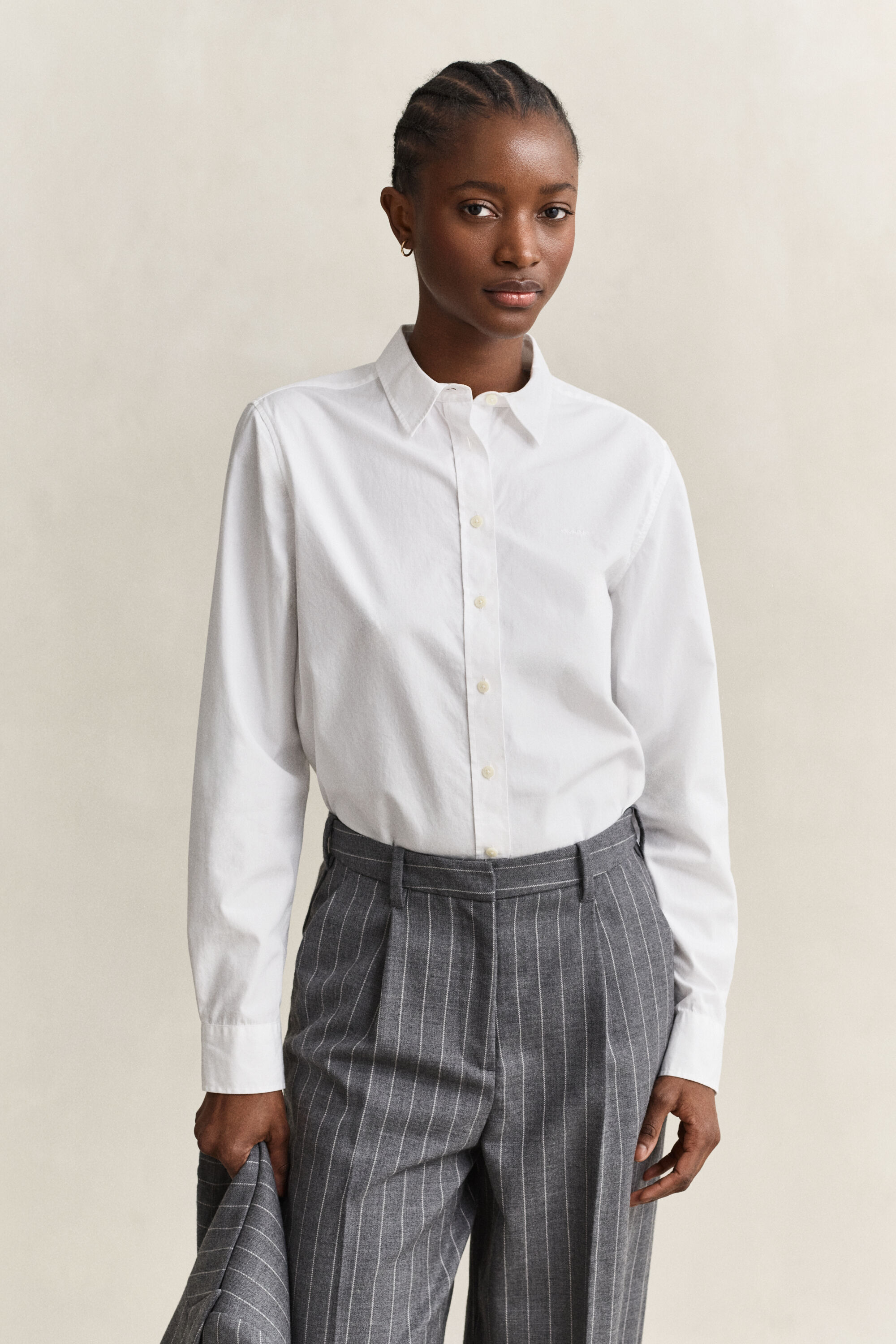 Regular Fit Classic overhemd van poplin