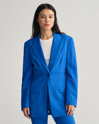 Veste blazer ajustée à épaules larges