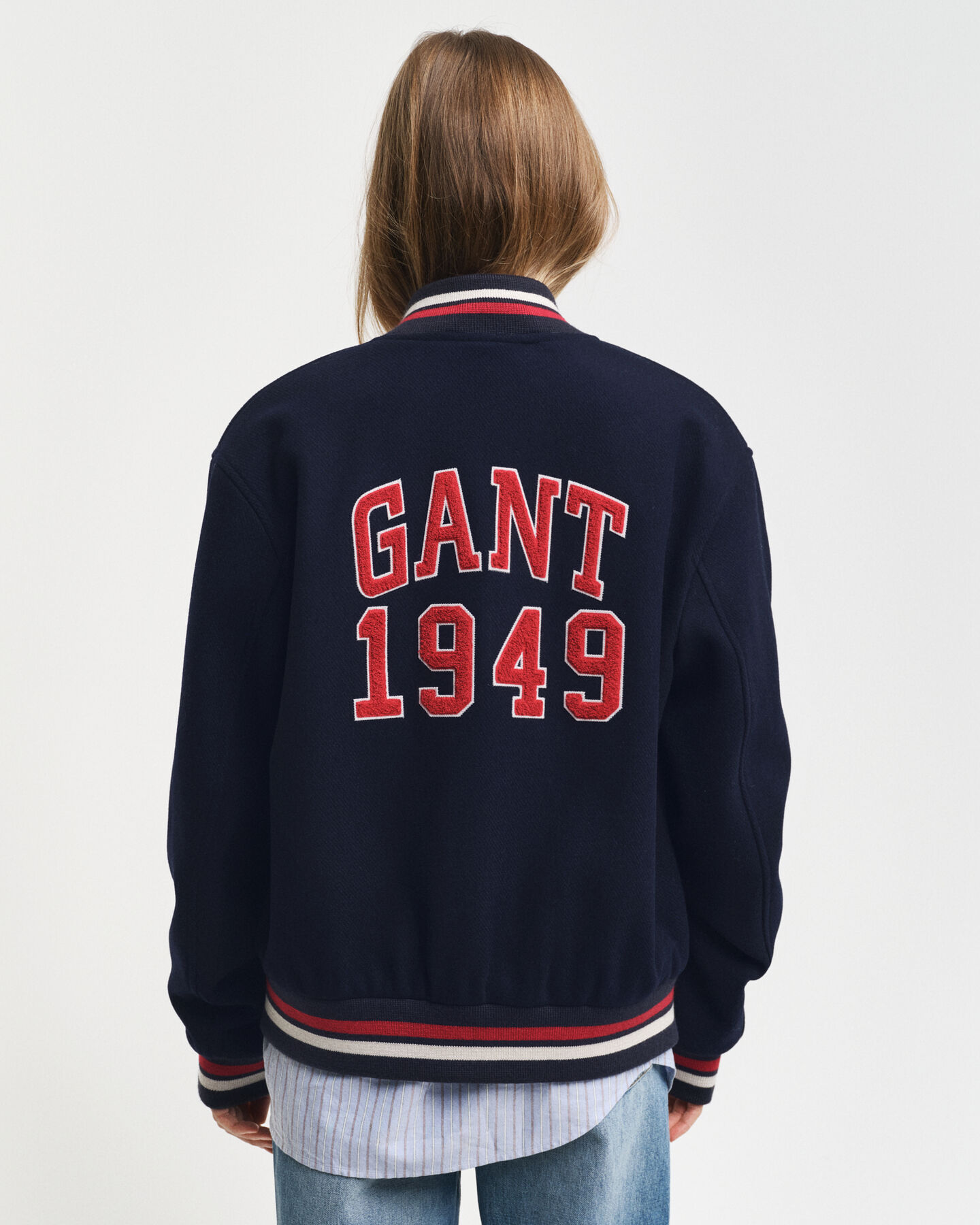 Varsity Jacket van wolmix