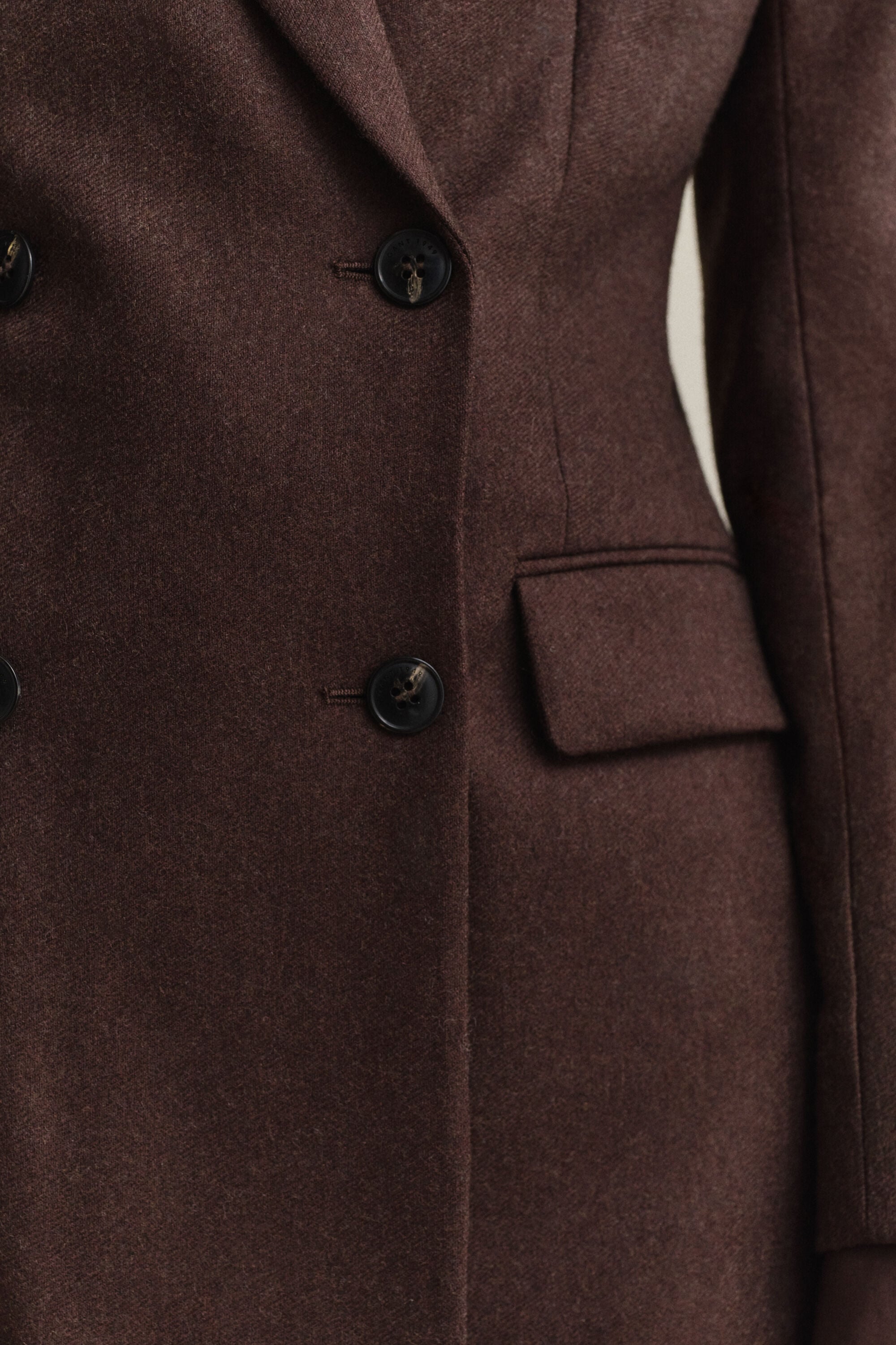 Flanellen blazer