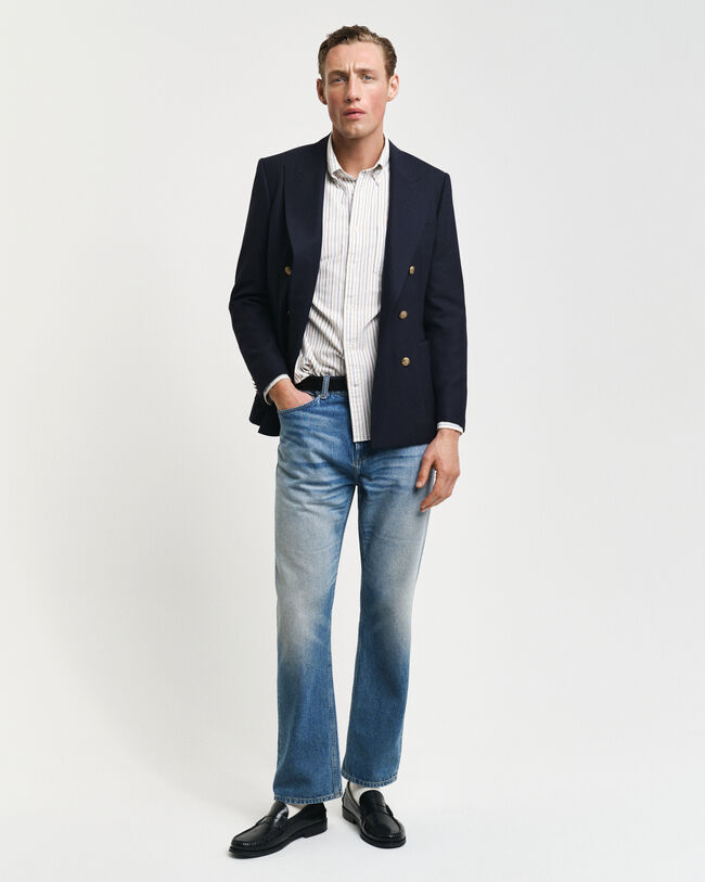 Relaxed Fit Heritage Oxford-hemd met strepen