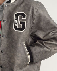 Leren GANT Varsity Jacket