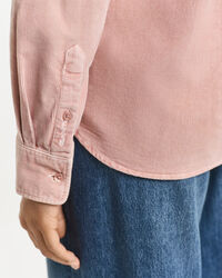 Chemise coupe regular en velours côtelé