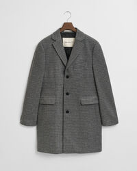 Manteau en laine bicolore