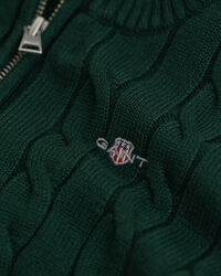 Pull à demi-zip en coton torsadé Enfant