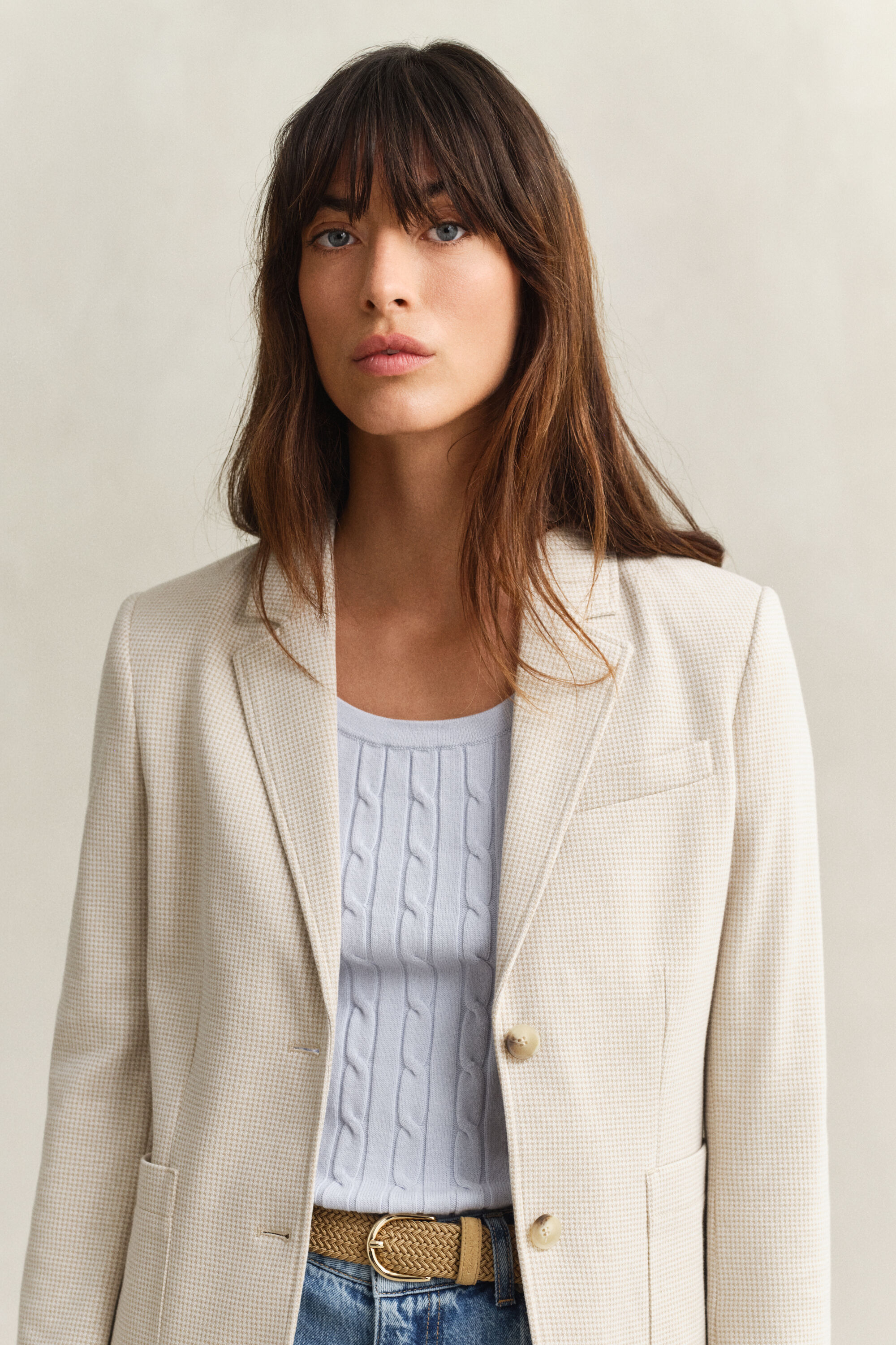 Veste blazer en piqué