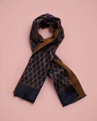 Écharpe en soie, laine et cachemire