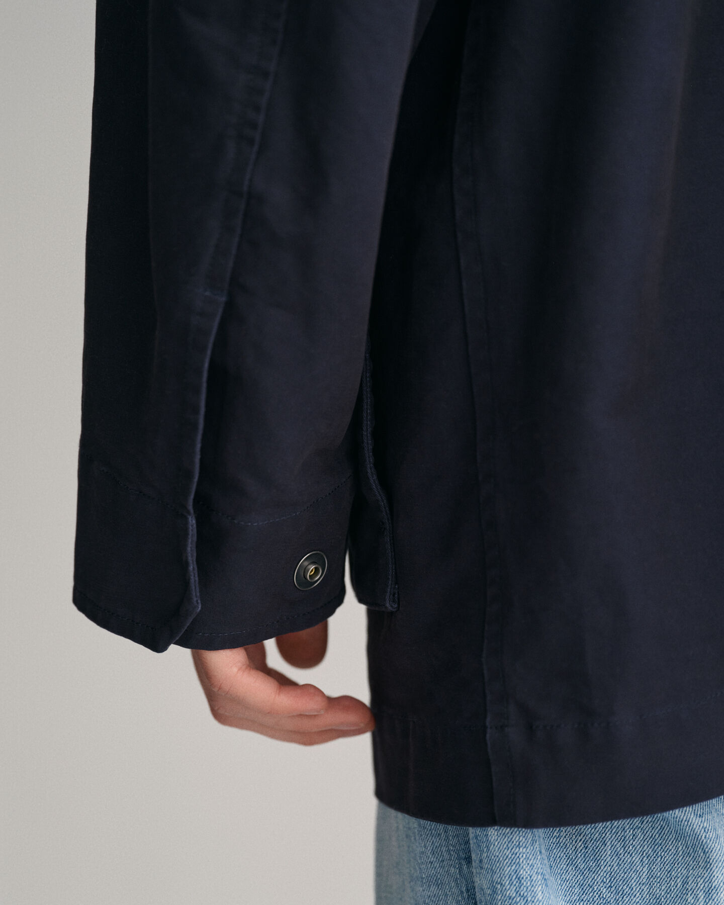 Veste style militaire en coton