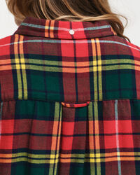 Relaxed Fit hemd van keperstof met Schotse ruit