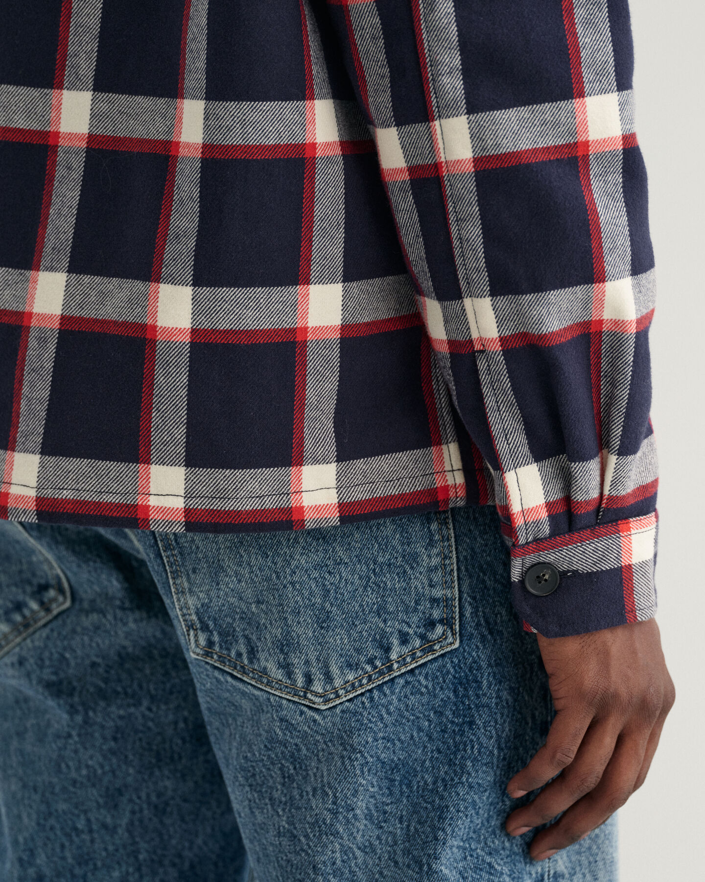 Surchemise en flanelle à carreaux