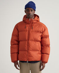 Glanzend gewatteerd jack