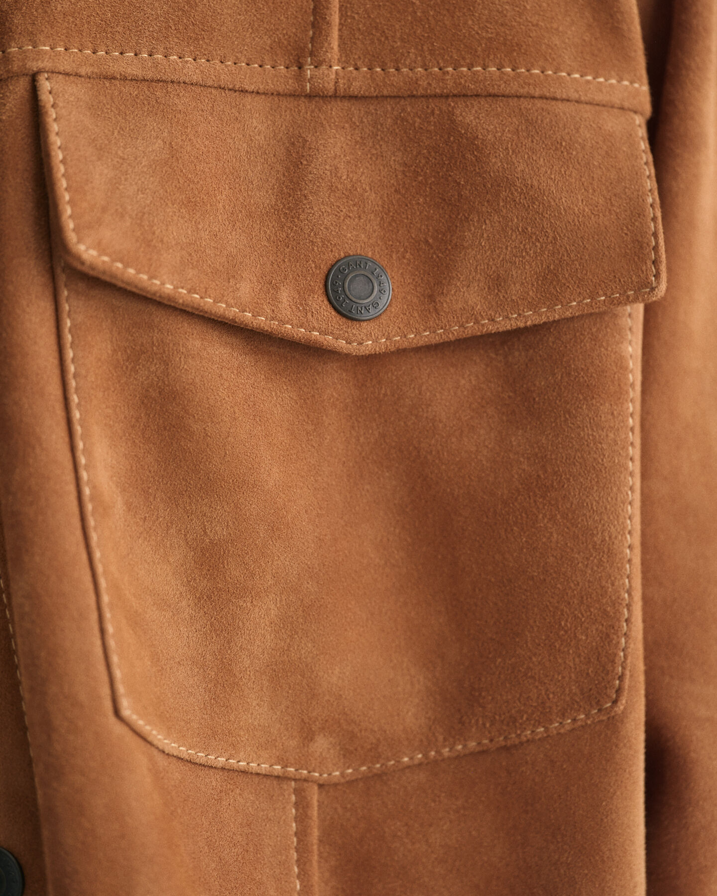 Chemise ultra-ample en daim