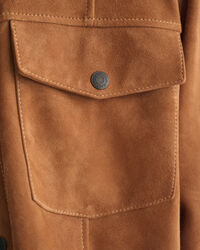 Chemise ultra-ample en daim