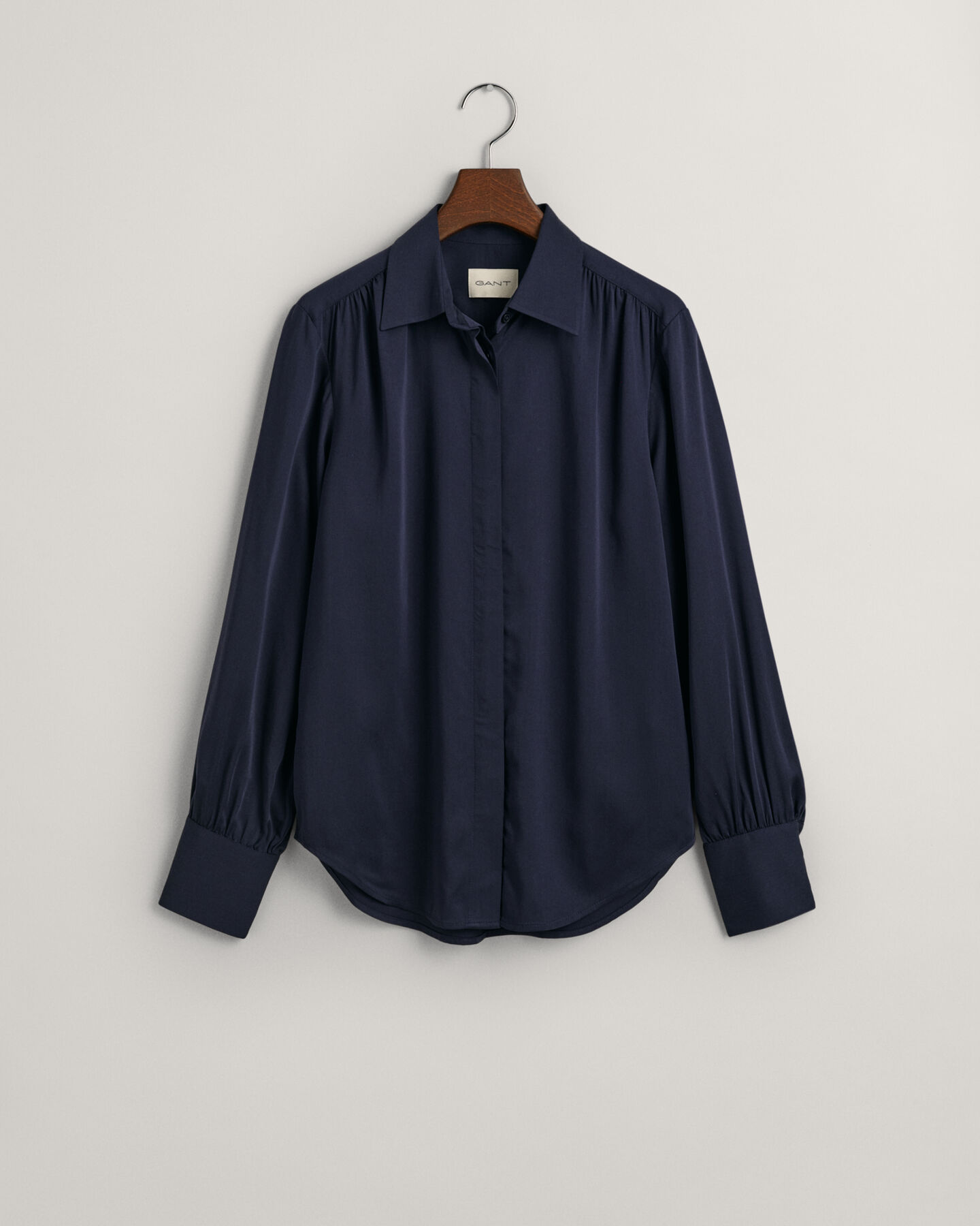 Regular Fit satijnen hemd