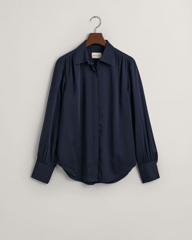 Regular Fit satijnen hemd