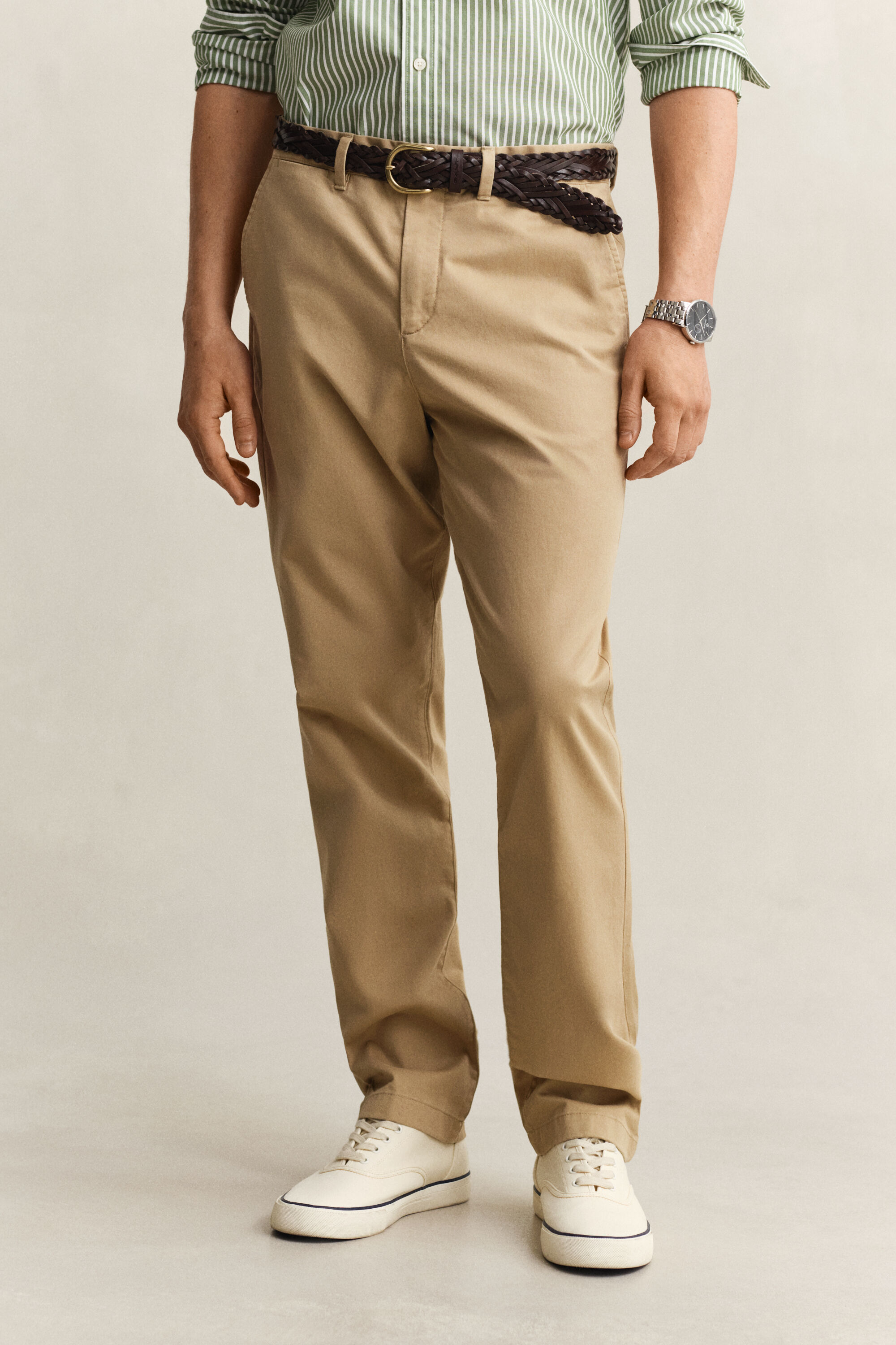 Pantalon chino classique coupe regular