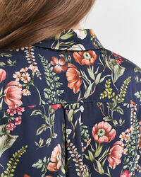 Hemdjurk met bloemenprint van viscose