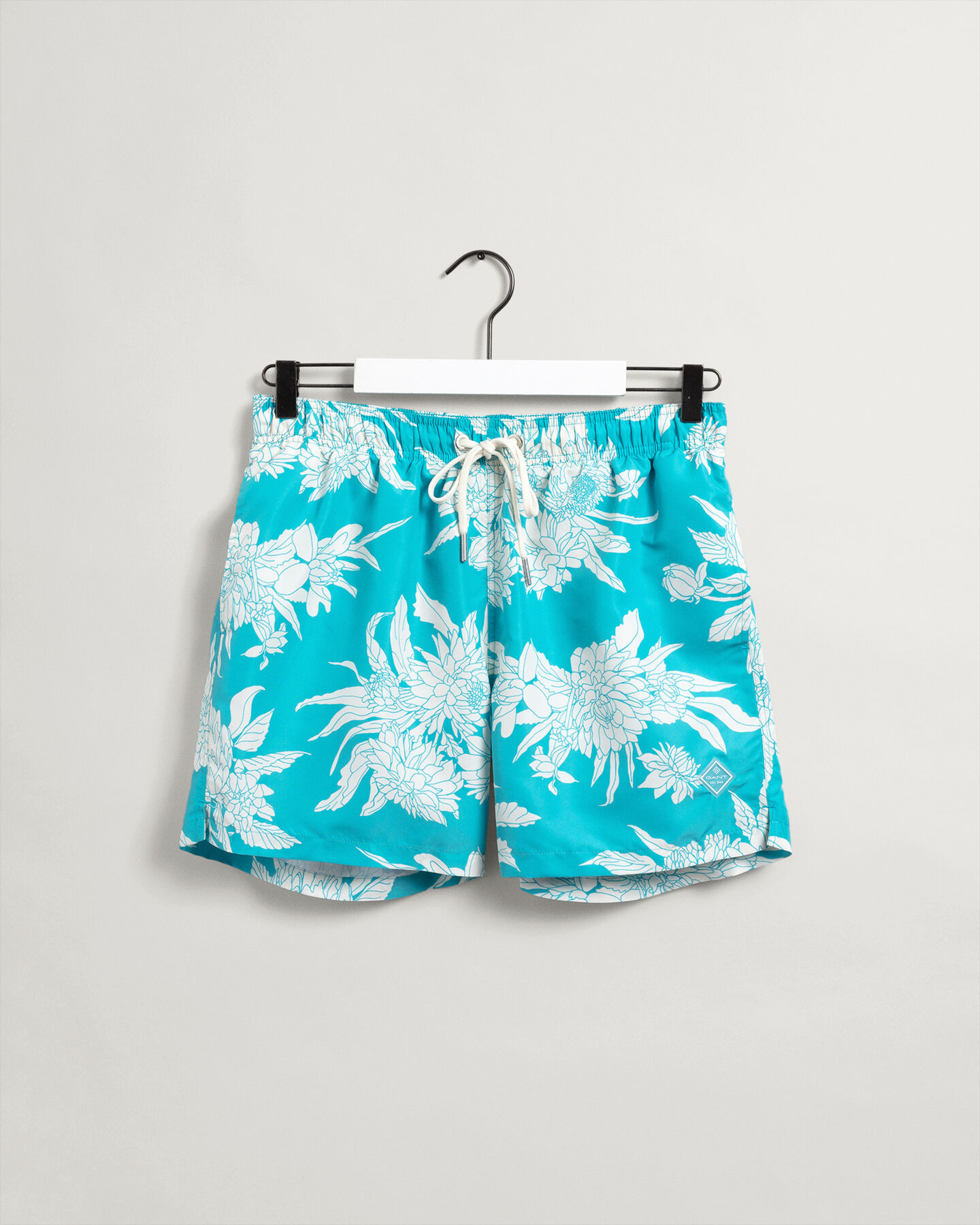 Classic Fit zwemshort met Dahlia Flower print