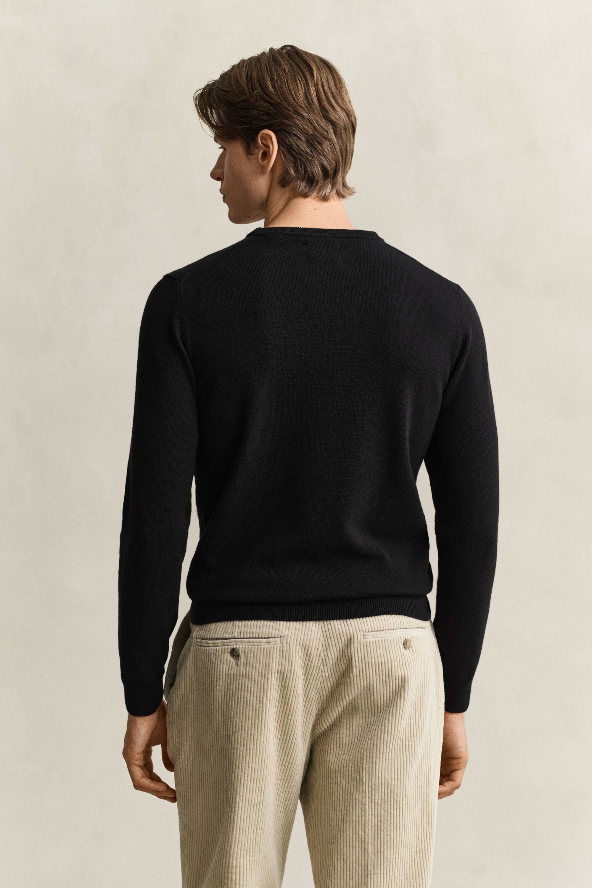 Pull col rond en laine d’agneau
