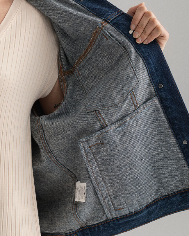 Oversized spijkerjack