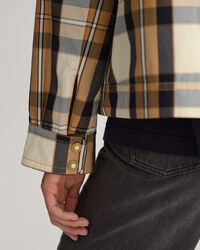 Veste courte à carreaux