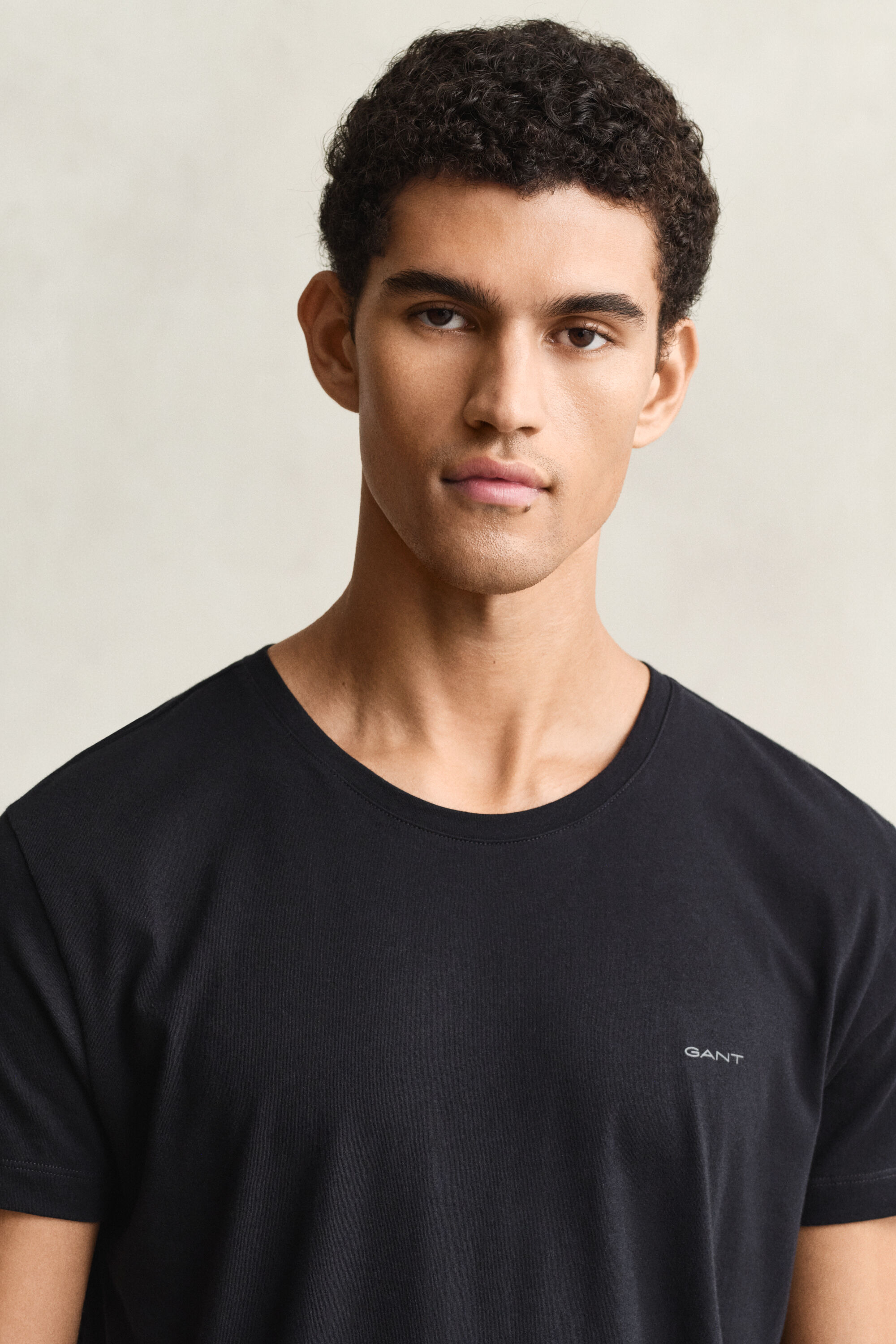 Set van twee T-shirts met ronde hals