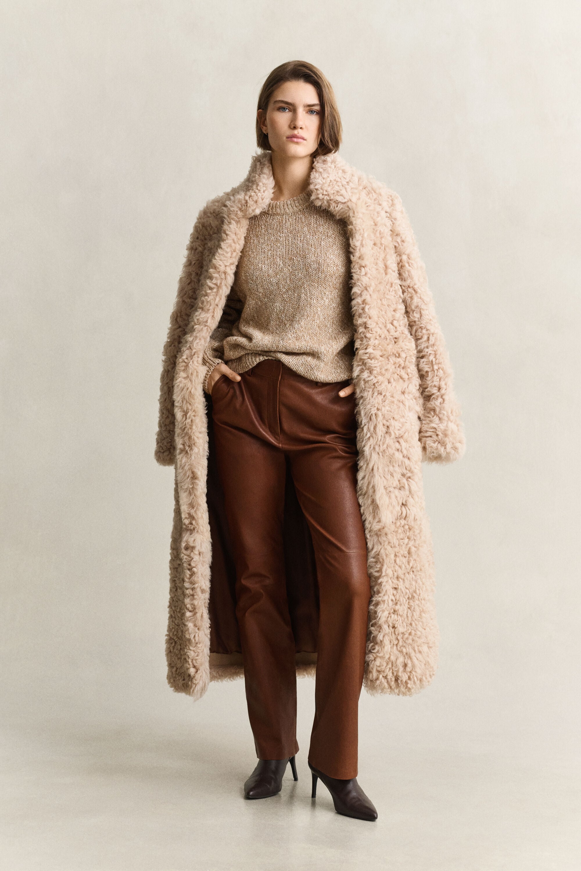 Shearling jas