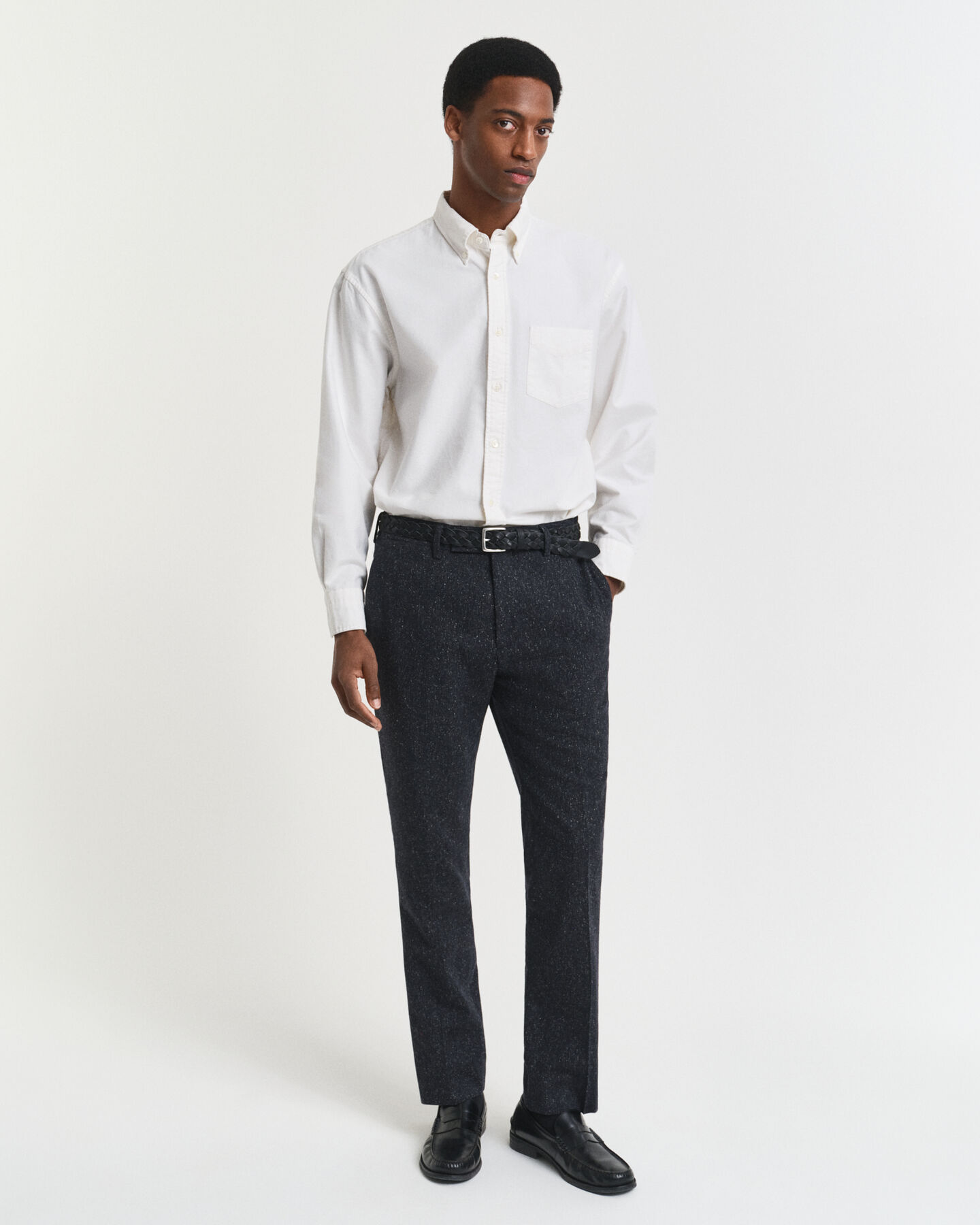 Pantalon de costume slim fit en Donegal