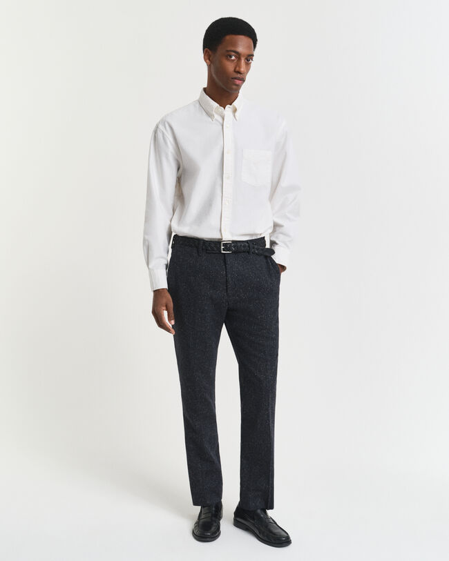 Pantalon de costume slim fit en Donegal