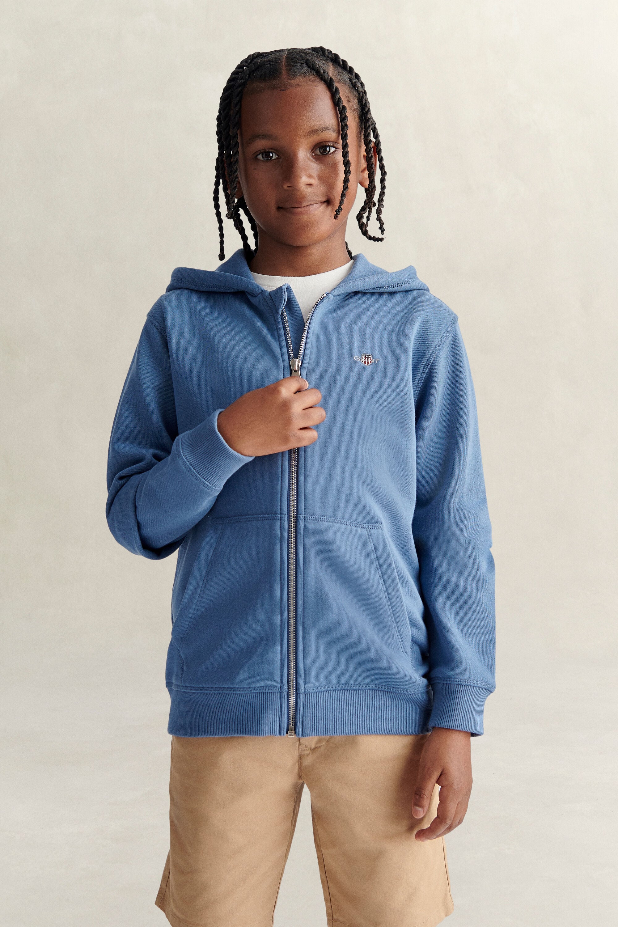 Sweat à capuche zippé Shield Ado
