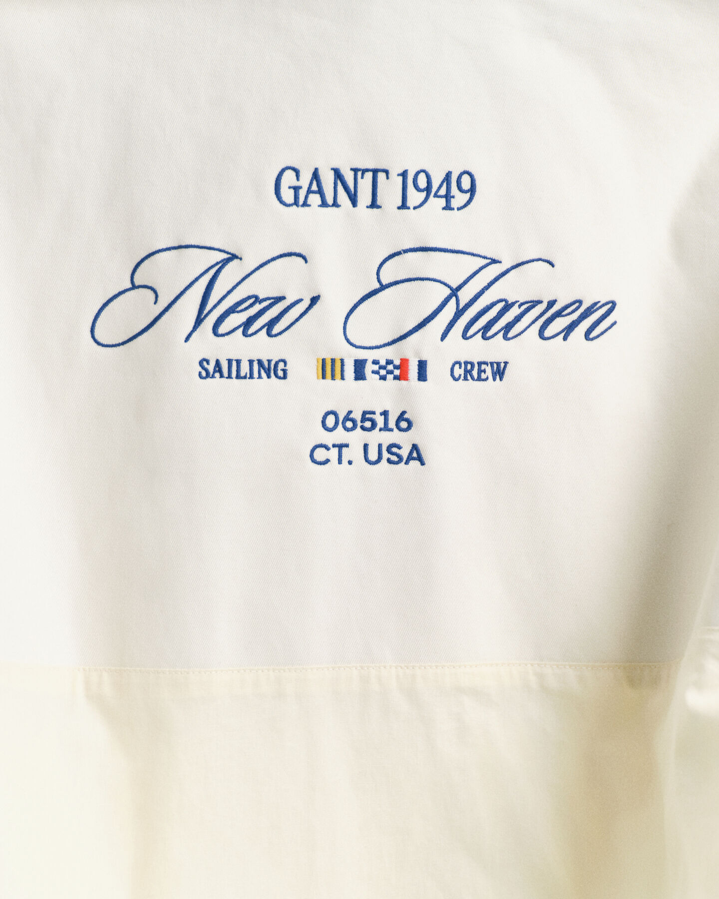 Sailing jack met contrasterende kraag