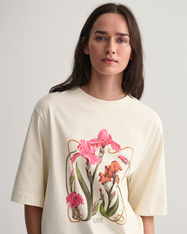 Iris-print T-shirt
