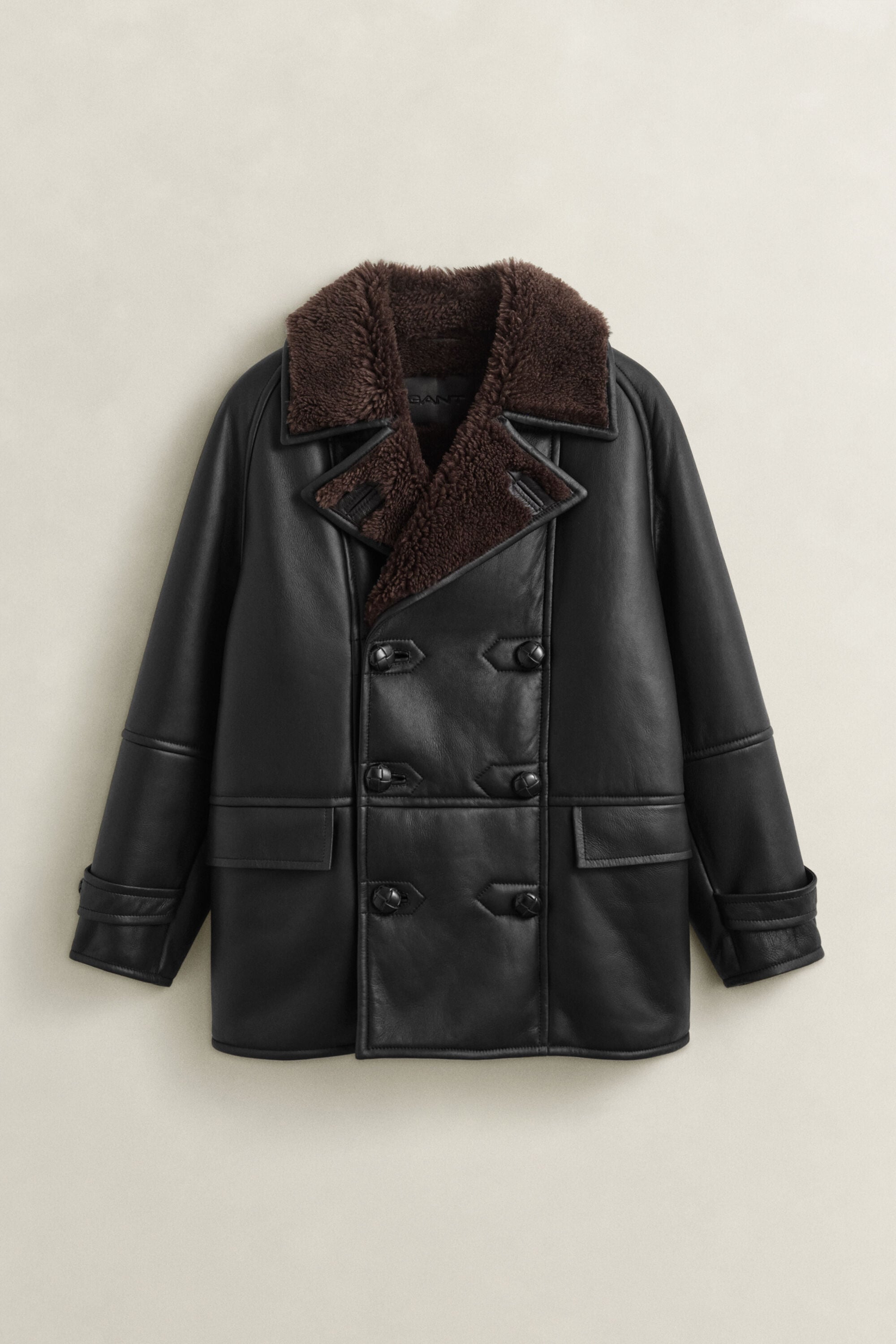 Caban en peau lainée